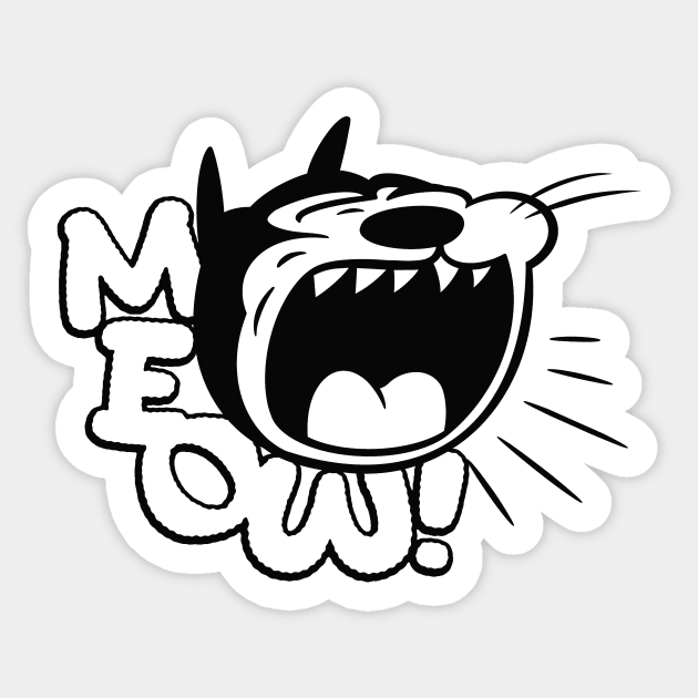 MEOW! Sticker by GiMETZCO!